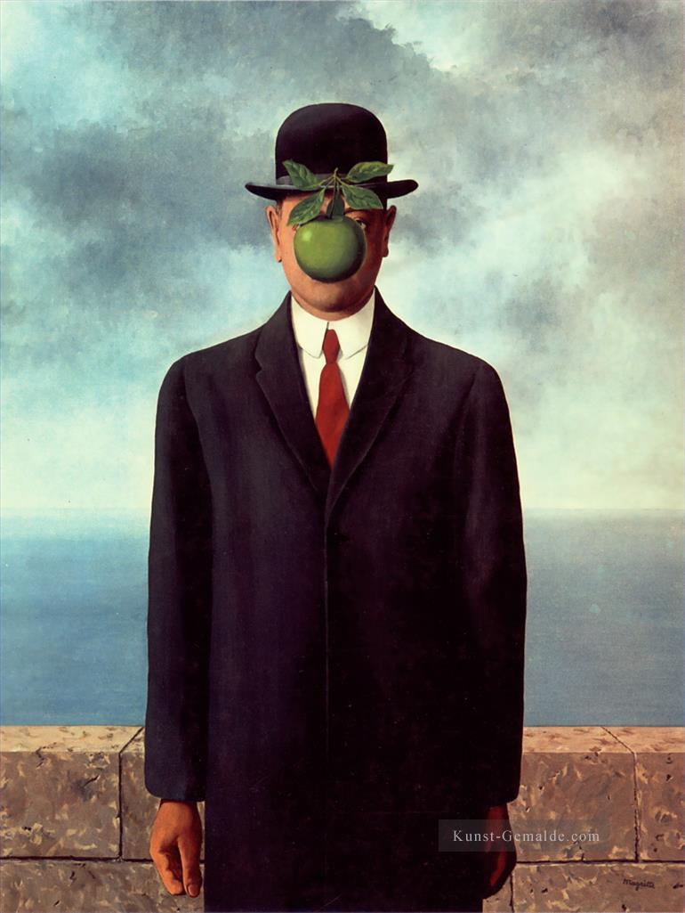 René Magritte Sohn des Mannes René Magritte Ölgemälde